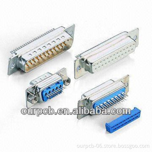 D-sub IDC Connector for Round Cable, with 5A Maximum Current Rating